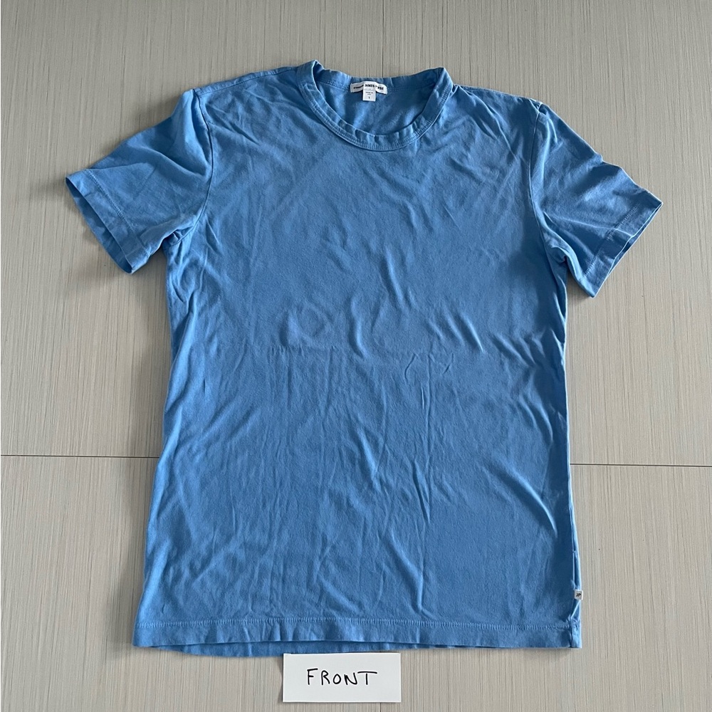 James Perse Blue Short Sleeve Tee